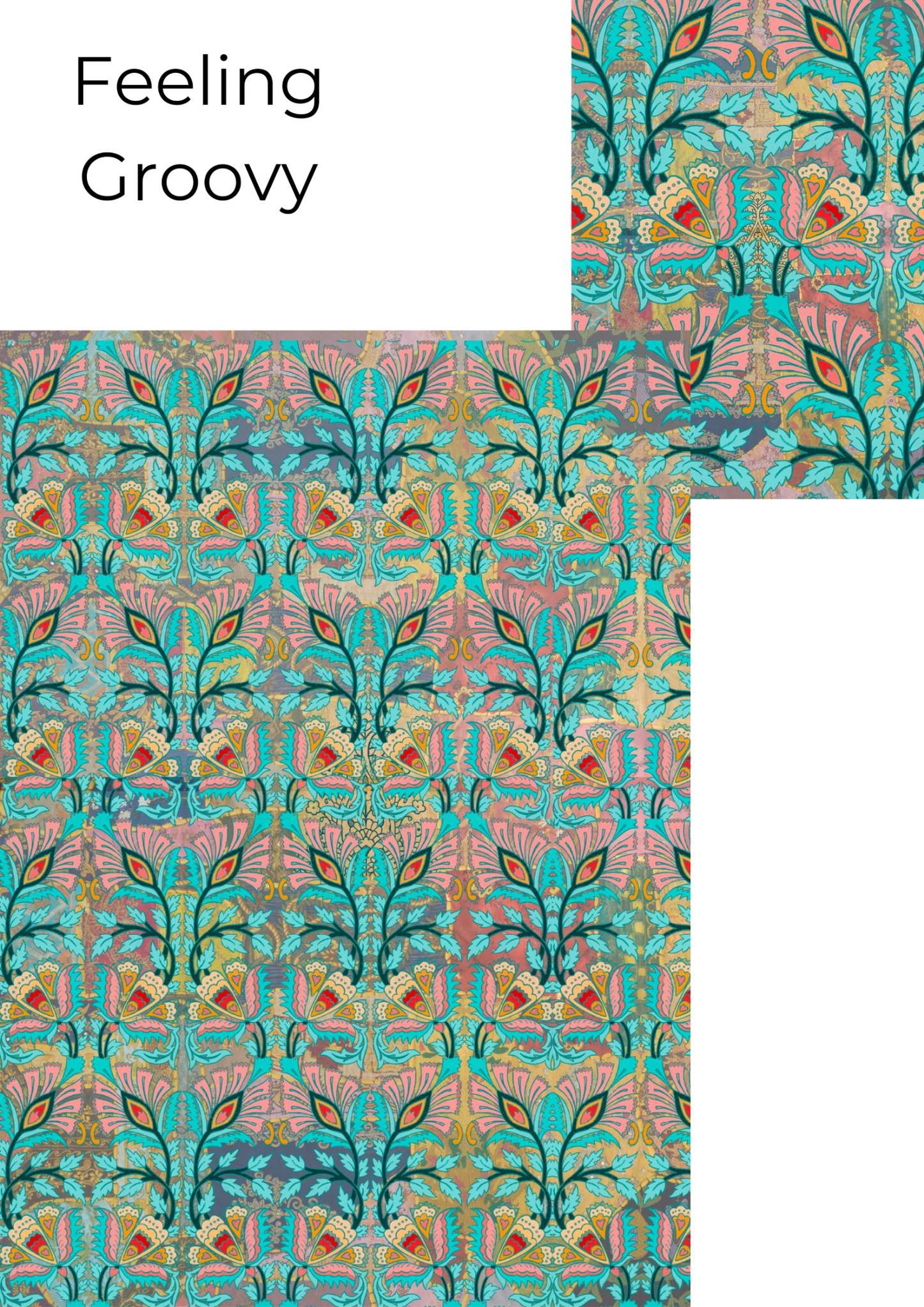 Feeling Groovy - Made by Marley, Decoupage Paper