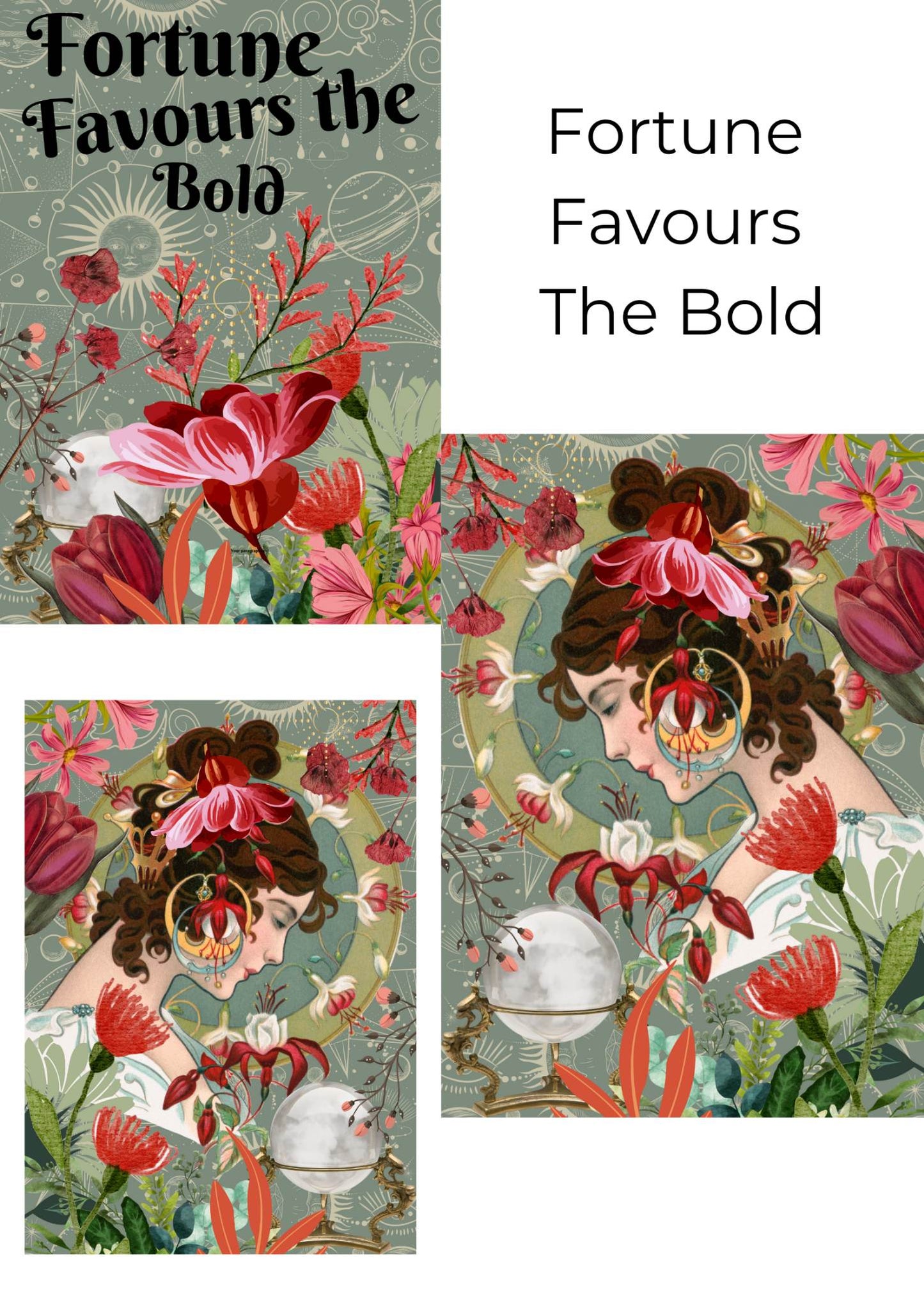 Fortune Favors the Bold - Made by Marley, Decoupage Paper