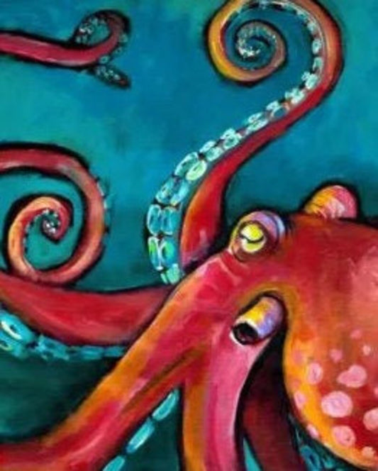 OCTOPUS Decoupage Paper by Roycycled 20 x 30 inches