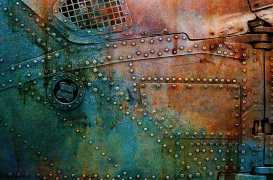 RIVETS Decoupage Paper by Roycycled 20 x 30 inches